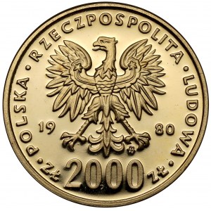 2.000 złotych 1980 Bolesław I Chrobry