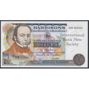 Great Britain, Isambard - Kingdom Brunel - SPECIMEN BANKNOTE