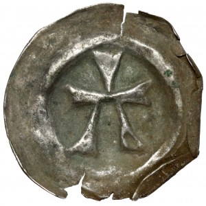 Brakteat - letter A (Gothic) with wedge (monogram TA?).