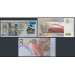 Banknoty kolekcjonerskie - Legiony, Niepodległość i Bitwa Warszawska (3szt)