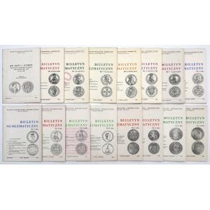 Numismatic Bulletin - set of 16 pieces from 1988-97