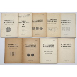 Numismatic News 1982-1986 - almost a set (9pcs)