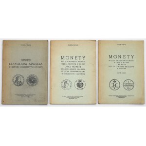 Plage: Okres Stanisława Augusta + Monety dla prowincji... + Monety 1815-1864 - komplet reedycji (3szt)