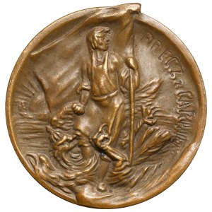 Medal PRECZ Z CARATEM / Rewolucya w Polsce 1904-1905