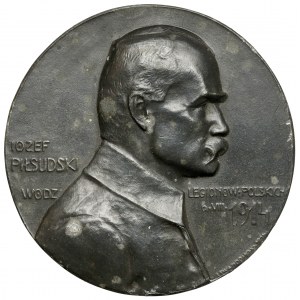 Jozef Pilsudski Kommandeur der Polnischen Legionen 1914 Medaille