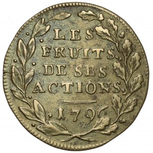 Francja, Żeton 1796 - Pierwsza kampania wojskowa we Włoszech