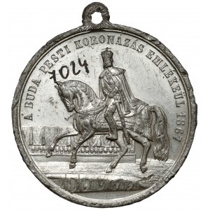 Ungarn, Medaille 1867 - Krönung von Franz Joseph I. in Budapest