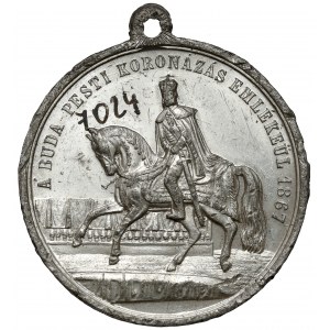 Węgry, Medal 1867 - koronacja Franciszka Józefa I w Budapeszcie