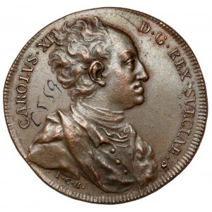 Schweden, Hedlinger-Suite-Medaille, Karl XII.