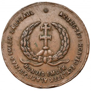 Węgry, Medal 1867 - A Ruda Festi Koronázás Emlékül