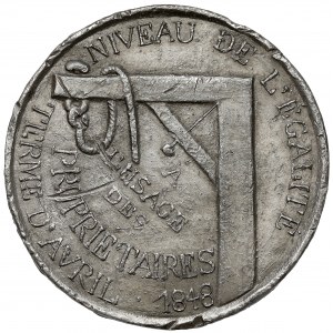Frankreich, Medaille 1848 - a l'usage des Propriétaires