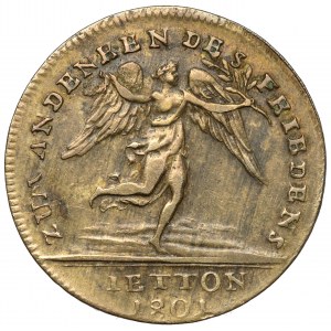 Francja, Żeton 1801 - na pamiątkę pokoju