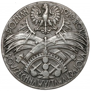 Medal General National Exhibition Poznań 1929 - small SILVER