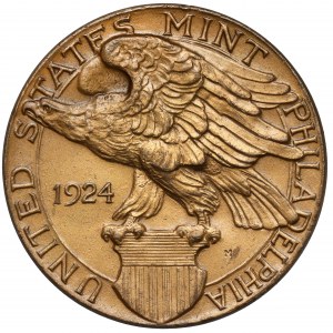 USA, Medaille 1924 - Calvin Coolidge