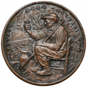 Spain, Alfonso XIII, Medal 1924 - Concurso Agropecuario Vizcaya
