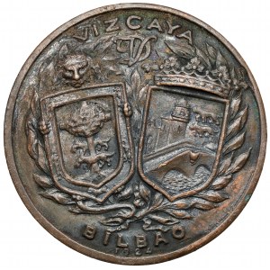 Spanien, Alfonso XIII, Medaille 1924 - Concurso Agropecuario Vizcaya