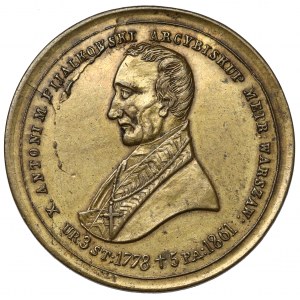 Medal Antony Fijalkowski - Archbishop of the Warsaw Metropolis, 1861