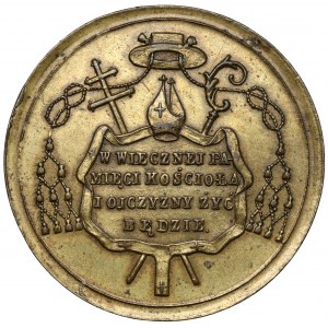 Medaille Antonius Fijałkowski - Erzbischof der Metropolie von Warschau, 1861