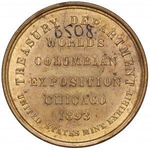 USA, Medaille 1893 - Kolumbianische Weltausstellung in Chicago