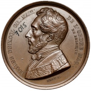 Belgien, Medaille 1842 - Eugene Defacqz, Meister der Freimaurerloge