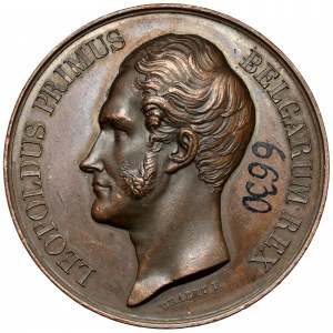 Belgien, Leopold I., Medaille 1837 - Sumptibus Civium