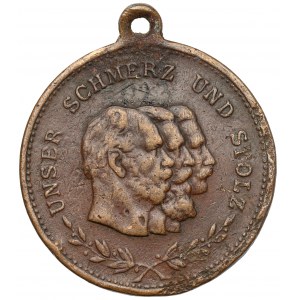 Deutschland, Medaille - Unsere Drei Kaiser des Jahres 1888