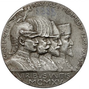Österreich, Franz Joseph I., Medaille 1916 - Waffenbrüderschaft der Mittelstaaten