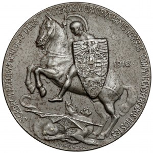 Österreich, Franz Joseph I., Medaille 1916 - Waffenbrüderschaft der Mittelstaaten