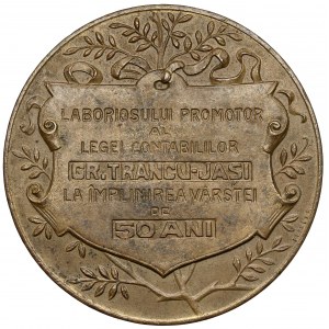 Rumunia, Medal 1923 - Laboriosului Promotor al Legei Contabililor