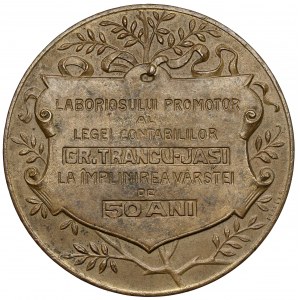 Romania, Medal 1923 - Laboriosului Promotor al Legei Contabililor