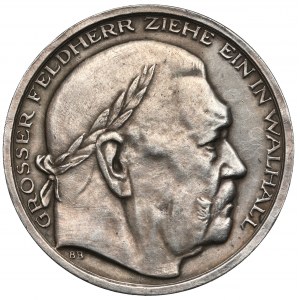 Deutschland, Medaille 1934 - Tod von Paul von Hindenburg
