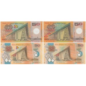 Papua-Nowa Gwinea, 50 Kina (1999-2012) - Polymers (4pcs)