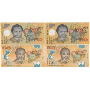 Papua-Nowa Gwinea, 50 Kina (1999-2012) - polimery (4szt)