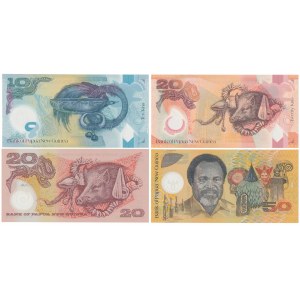 Papua-Nowa Gwinea, 10 - 50 Kina (2002-2008) - Polymers (4pcs)