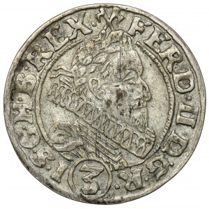Schlesien, Ferdinand II, 3 krajcary 1630 HR, Wrocław