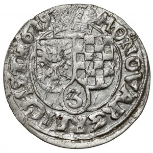 Silesia, Jan Chrystian and George Rudolf, 3 krajcary 1619, Zloty Stok