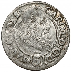 Silesia, Charles II, 3 krajcary 1616, Olesnica