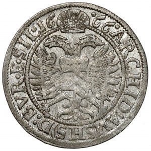 Śląsk, Leopold I, 3 krajcary 1666 SHS, Wrocław