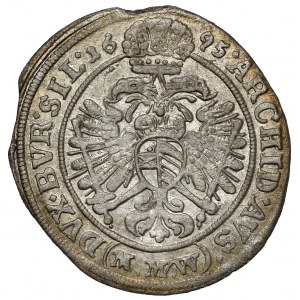 Schlesien, Leopold I., 3 krajcara 1695 MMW, Wrocław