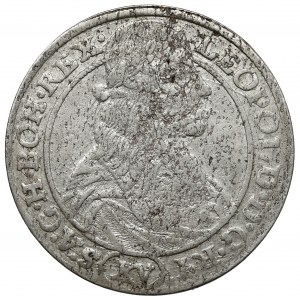 Schlesien, Leopold I., 15 krajcars 1664 GH, Wrocław