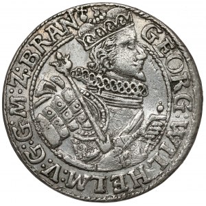 Preußen, Georg Wilhelm, Ort Königsberg 1622 - Zeichen auf Av. und 2-2