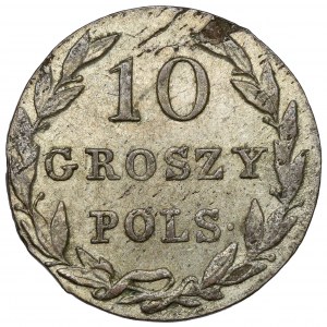 10 groszy polskich 1831 KG - rzadkie