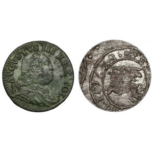 John II Casimir and Augustus III Saxon, Shelter 1652-1751, set (2pc)