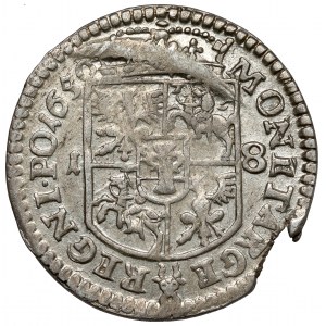 John II Casimir, Ort Wschowa 1650 - Arabic single - rare