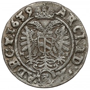 Schlesien, Ferdinand III, 3 krajcara 1639 MI, Wrocław