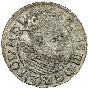 Sigismund III. Vasa, 3 Kronen Krakau 1615