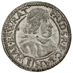 Schlesien, Friedrich von Hessen, 1 krajcar 1681 LPH, Nysa - LPH bei dem Adler