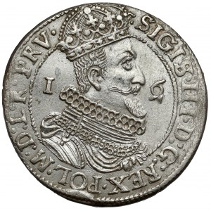 Sigismund III Vasa, Ort Gdansk 1623 - abgekürzt - PRV - schön