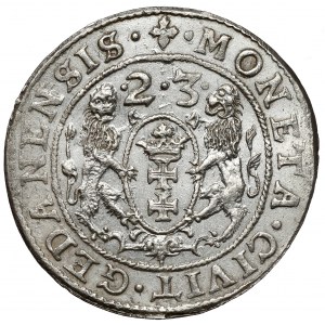 Sigismund III Vasa, Ort Gdansk 1623 - abgekürzt - PRV - schön