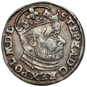 Stefan Batory, Trojak Olkusz 1585 GH